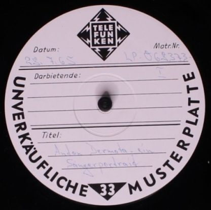 Telefunken 068373 - Ein Sängerportrait