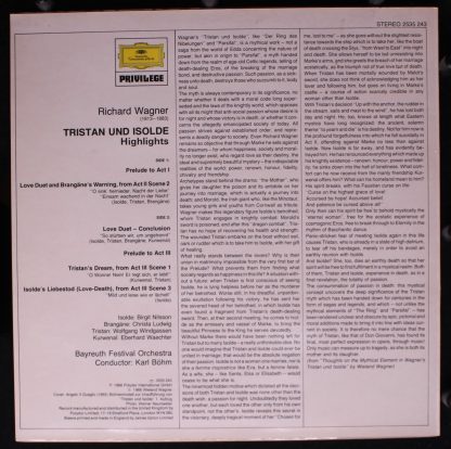 Deutsche Grammophon 2535 243 - Tristan Und Isolde - Image 2