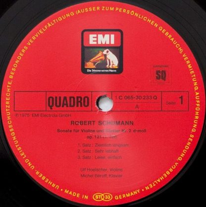 EMI Electrola 1 C065-30 233 Q - Robert Schumann Sonaten für Viol - Image 3