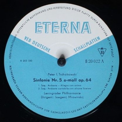 Eterna 8 20 022 - Sinfonie Nr.5 E-Moll Op.64 - Image 3