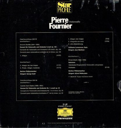 Deutsche Grammophon 2726 027 - Cellokonzert / Cello Concerto, Ce - Image 2