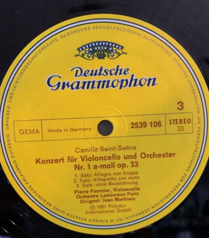 Deutsche Grammophon 2726 027 - Cellokonzert / Cello Concerto, Ce - Image 5