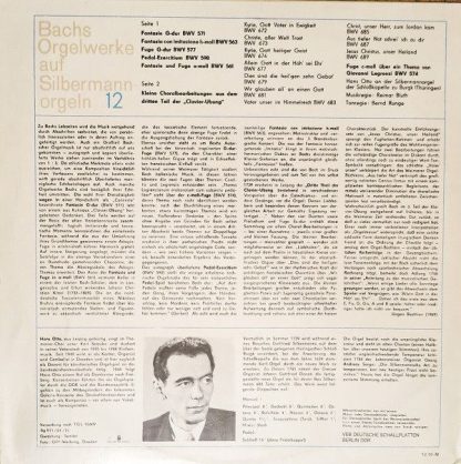 Eterna 8 25 845 - Bachs Orgelwerke Auf Silbermannorgeln 12: Hans - Image 2