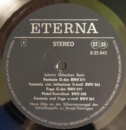 Eterna 8 25 845 - Bachs Orgelwerke Auf Silbermannorgeln 12: Hans - Image 3
