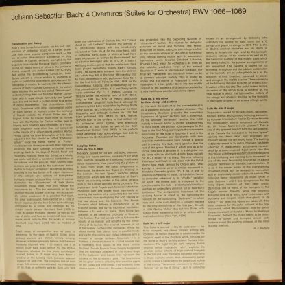Deutsche Grammophon 27 26 081 - Las 4 Suites Para Orquesta - Image 3