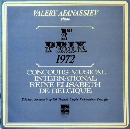 553.030 - 1er Prix 1972 Concours Musical International Reine El
