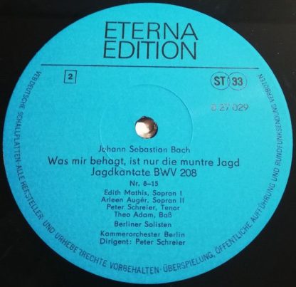 Eterna 8 27 029 - Kantaten - Was Mir Behagt Ist Nur Die Muntre J - Image 4