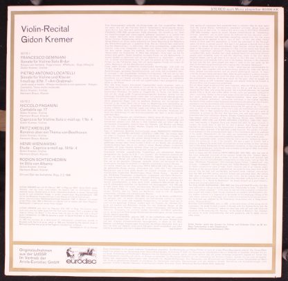 Eurodisc 80 896 KK - Violin-Recital - Image 2