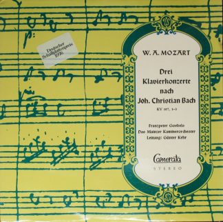 Camerata (2) CMS 30058 LPM - Drei Klavierkonzerte Nach Johann Ch