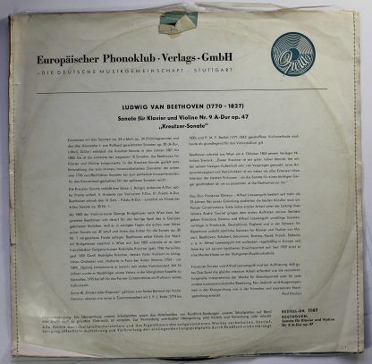 Opera 1147 - Sonate Für Klavier Und Violine Nr. 9 A-Dur Op. 47 ( - Image 2