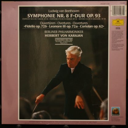 Deutsche Grammophon 415 507-1 - Beethoven : Symphonie No. 8 Ouve - Image 2