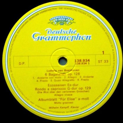 Deutsche Grammophon 138 934 - Pièces Célèbres Pour Piano - Image 5