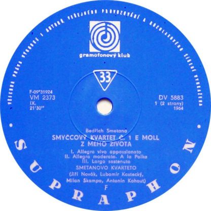 Supraphon DV 5883 - Smyčcové Kvartety - Image 3