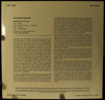 DECCA LW 5275 - Symphonie No. II H-Moll - Image 2