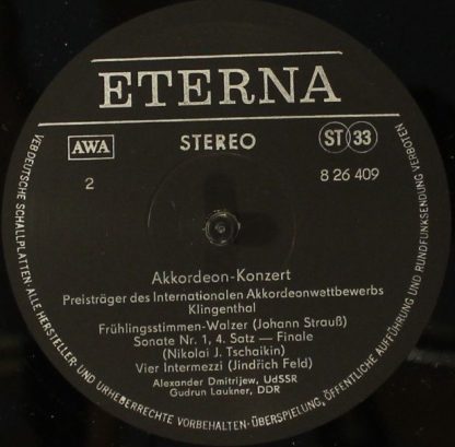 Eterna 8 26 409 - Akkordeonkonzert - Image 3