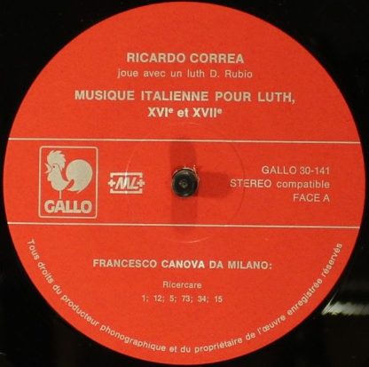 Gallo (4) 30-140 - Musique Itallienne Pour le Luth Des XVIe Et X - Image 5