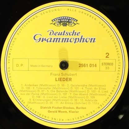 Deutsche Grammophon 2720 022 - Lieder Volume 2 - Image 11