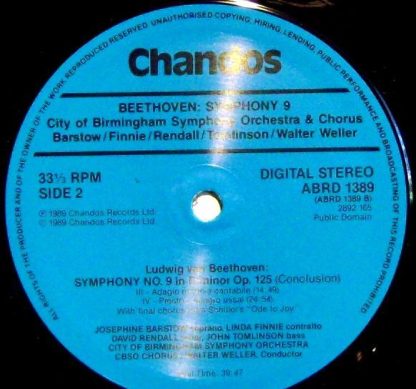Chandos ABRD 1389 - Beethoven Symphony  N°9 - Image 3