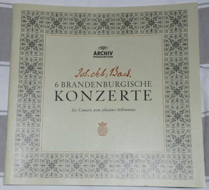 Archiv Produktion 2708 013 - 6 Brandenburgische Konzerte - Image 4