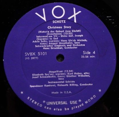 VOX (6) SVBX 5101 - 300th Anniversary Edition 1672-1972 / Histor - Image 6