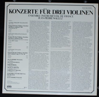 Aristocrate EA 27 022 - Konzerte Für Drei Violinen - Image 2