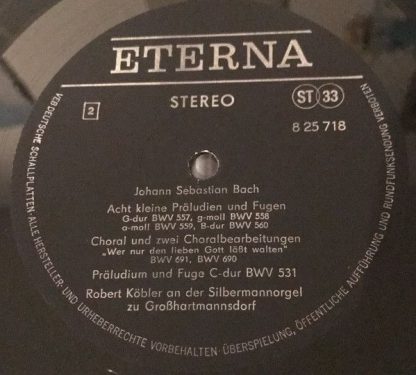 Eterna 8 25 718 - Bachs Orgelwerke Auf Silbermannorgeln  7 - Image 4