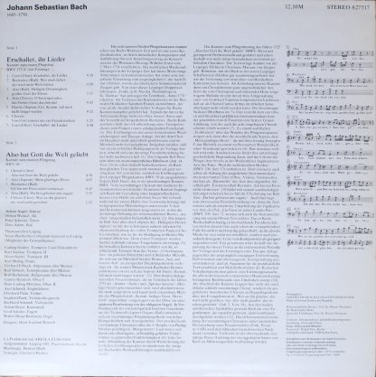 Eterna 8 27 517 - Johann Sebastian Bach - Erschallet, Ihr Lieder - Image 2