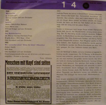 Bertelsmann Schallplattenring 36 504 - Die Schönsten Schlager De - Image 2