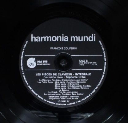 Harmonia Mundi HM4-355/6/7/8 - Second Livre de Clavecin - Image 6