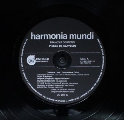Harmonia Mundi HM 350 - Pièces Pour Clavecin Choisies Et Interpr - Image 5