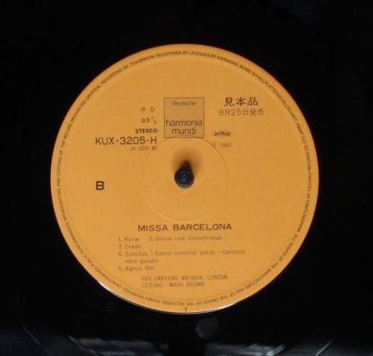 Deutsche Harmonia Mundi KUX-3205-H - Missa Tournai, Missa Barcel - Image 4