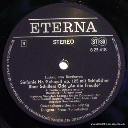 Eterna 8 25 417-418 - Sinfonie Nr. 9 D-moll Op. 125 Mit Schlußch - Image 3