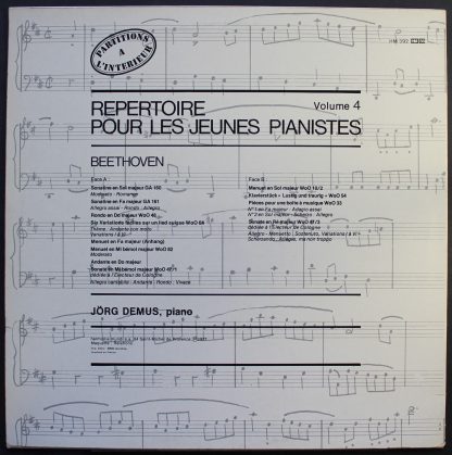 harmonia mundi France hm 392 - Répertoire Pour Les Jeunes Pianis - Image 2