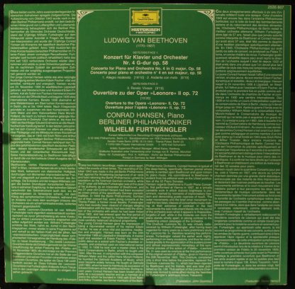 Deutsche Grammophon 2535 807 - Beethoven: Klaiverkonzert Nr. 4 - Image 2