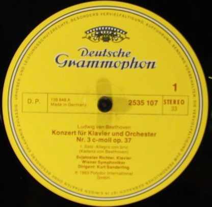 Deutsche Grammophon 2535 107 - 3. Klavierkonzert / Rondo Für Kla - Image 4