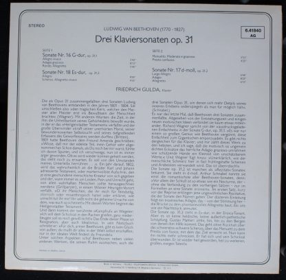 DECCA 6.41840 AG - Drei Sonaten op. 31 - Image 2