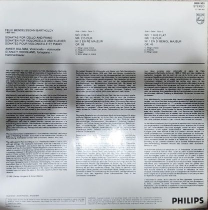 Philips 9500 953 - 2 Sonatas For Cello And Fortepiano - Image 2