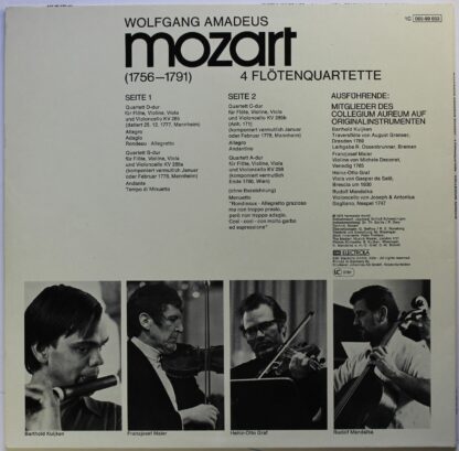 Deutsche Harmonia Mundi 1C 065-99 653 - 4 Flötenquartette D-dur, - Image 2