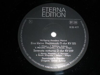 Eterna 8 26 477 - Eine Kleine Nachtmusik G-Dur KV 525 / Serenata - Image 3