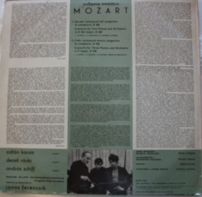 Hungaroton SLPX 11631 - Concerti For Two And Three Pianos - Image 2
