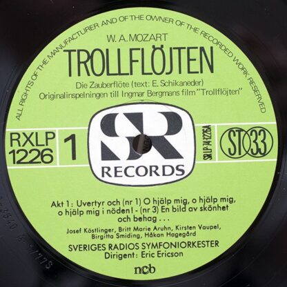 SR Records RXLP 1226/28 - Trollflöjten - Die Zauberflöte - The M - Image 4