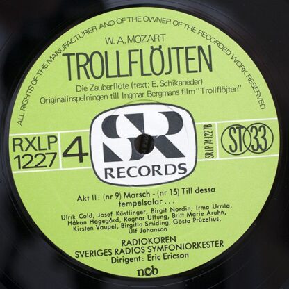 SR Records RXLP 1226/28 - Trollflöjten - Die Zauberflöte - The M - Image 7