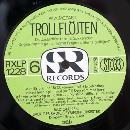 SR Records RXLP 1226/28 - Trollflöjten - Die Zauberflöte - The M - Image 9