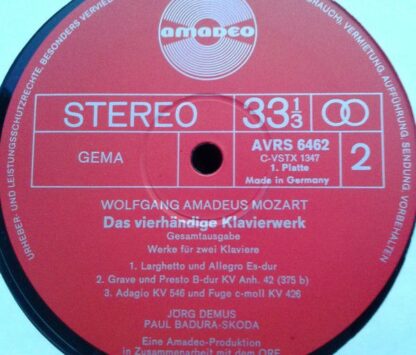 Апрелевский Завод AVRS 6462/65 - Das Vierhändige Klavierwerk - G - Image 4
