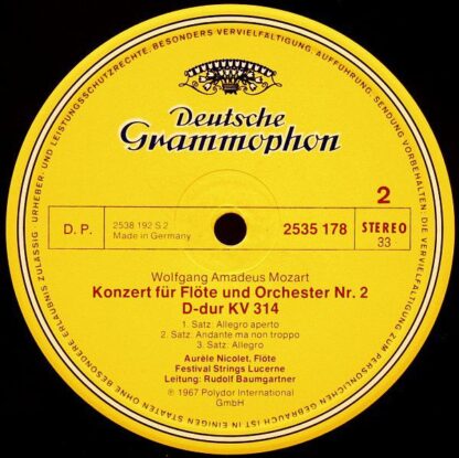 Deutsche Grammophon 2535 178 - Flötenkonzerte - Image 4