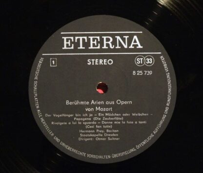 Eterna 8 25 739 - Berühmte Arien Aus MOZART-Opern Mit Hermann Pr - Image 3