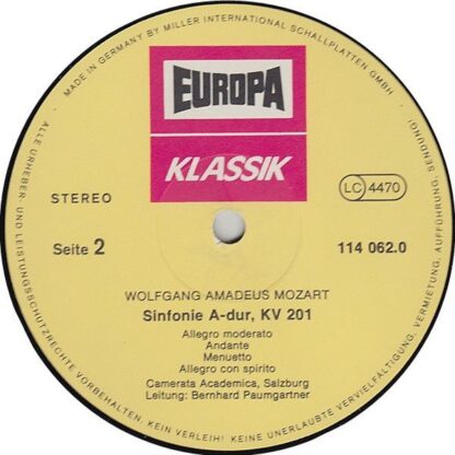 Europa Klassik 114 062.0 - Eine Kleine Nachtmusik - Image 4