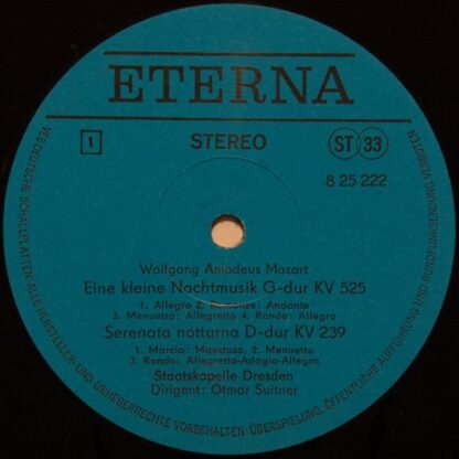 Eterna 8 25 222 - Eine Kleine Nachtmusik G-dur KV 525 / Serenata - Image 3