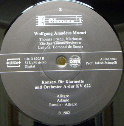 Claves D 8205 - Fagottkonzert B-dur, KV 191 / Klarinettenkonzert - Image 4