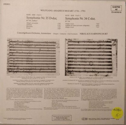 Telefunken 6.42703 AZ - Symphonies Nr.35 »Haffner« & Nr.34 - Image 4